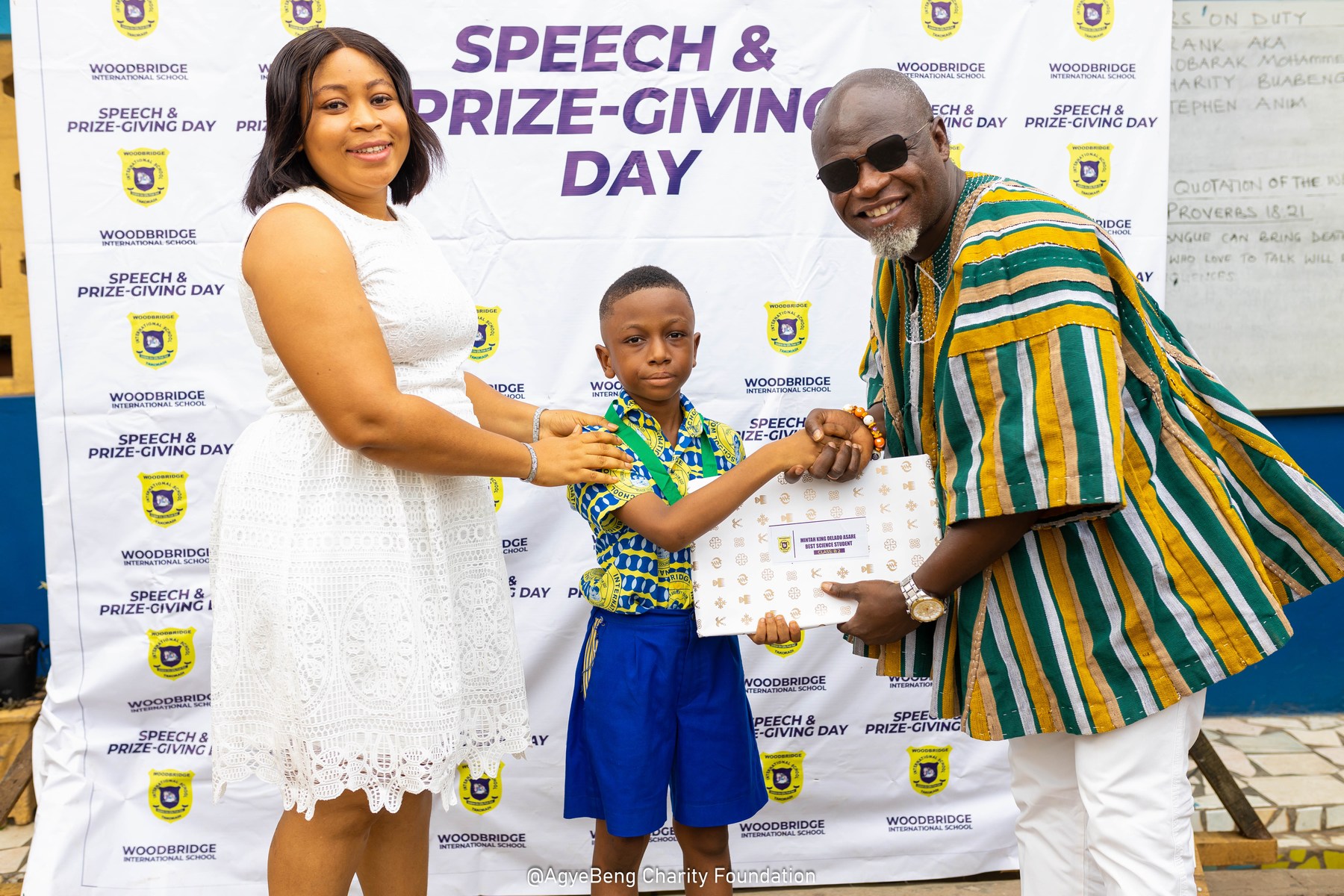 Student Receiving Award
